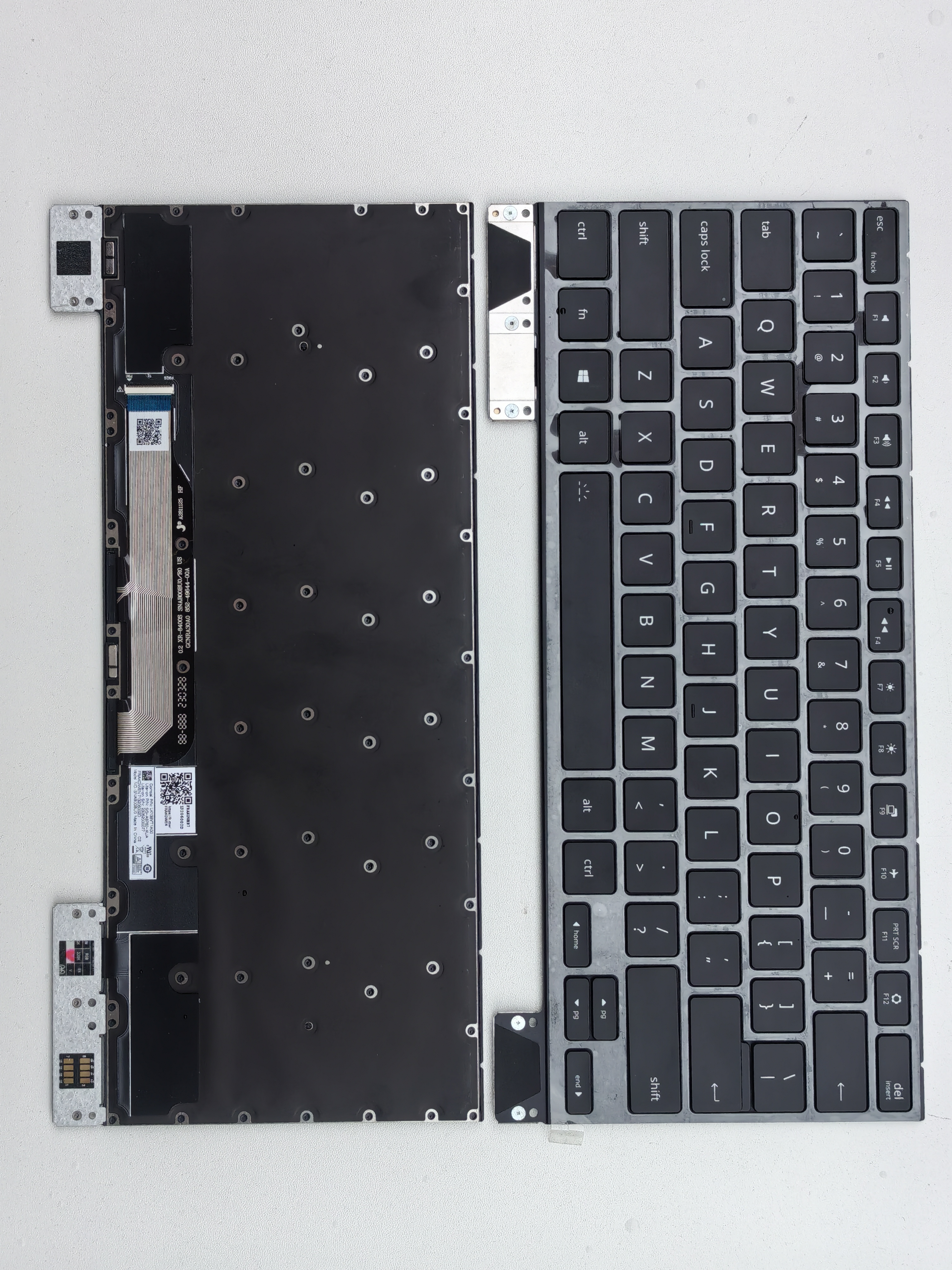 Picture of New Replacement Laptop Keyboard For N/A Framework Laptop 16 RGB colorful backlight BLACK FRAME BLACK Backlit US Layout